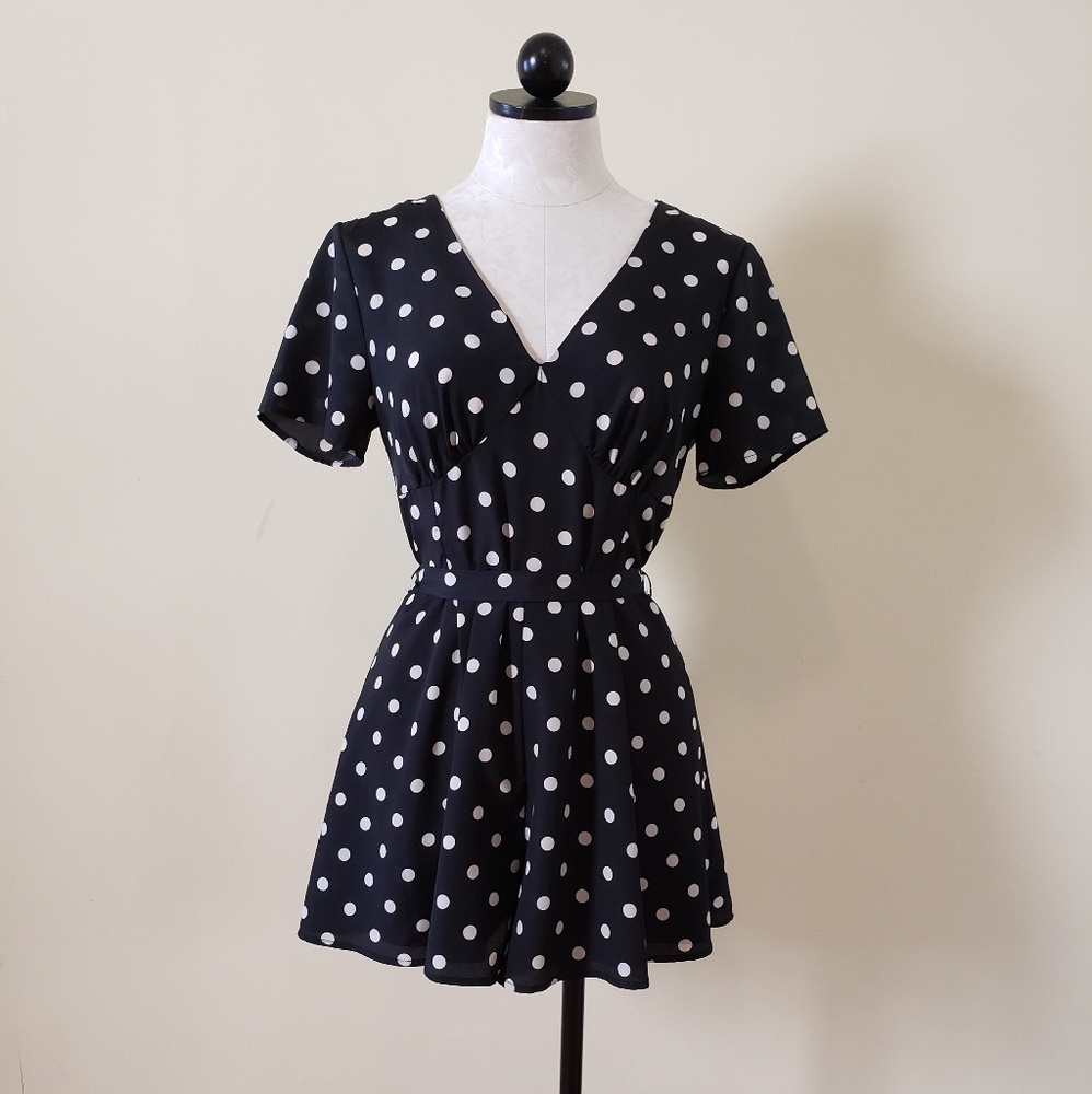 Polka Dot Playsuit Romper